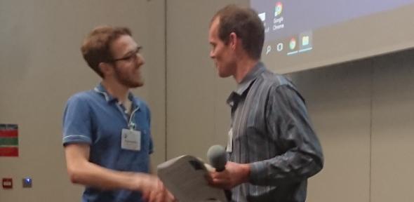 UKNC presentations and prize won by Peter Griffin!